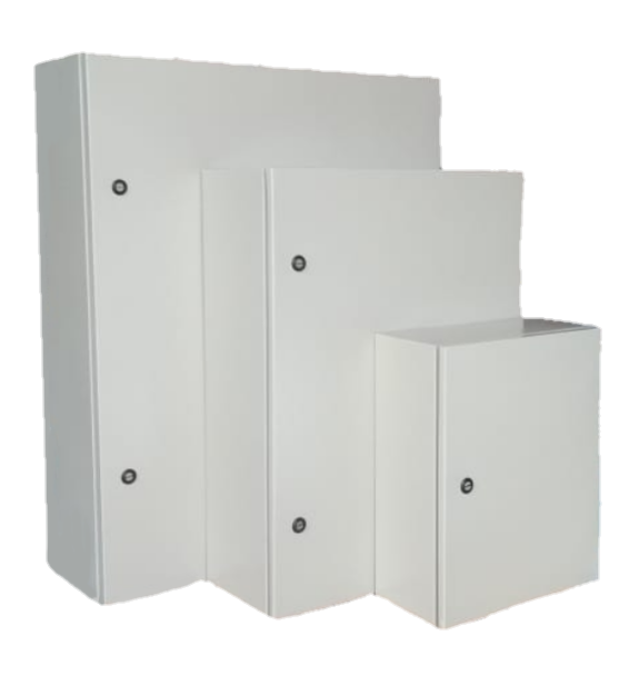 Quadro de comando com porta de embutir